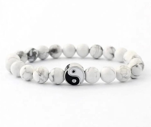 Armband yin yang - "yin, mit