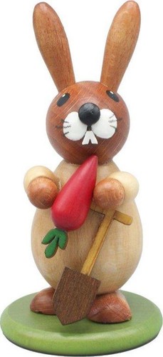 Osterhase auf sockel natur - osterhase,