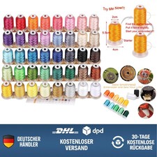 New brothread 63 Brother Farben Polyester Maschinen Stickgarn 500M (550Y)