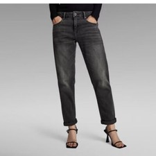 G-Star Damen Denim Hose Kate Boyfriend Womens  Antic Charcoal 5-Pocket Jeans