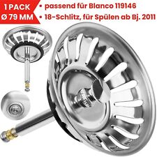 Spülbecken Siebkörbchen 79 mm passend für Blanco 119146 Siebkorb Spüle Exzenter