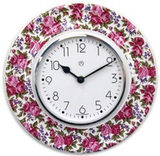 G - Küchenuhr Rosen Wanduhr