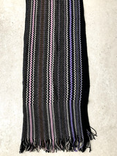 Missoni Poncho unbnutzt Zickzack rosa lila schwarz anthrazit hellgrau braunbeige