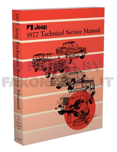 1977 jeep shop manuell - jeep,