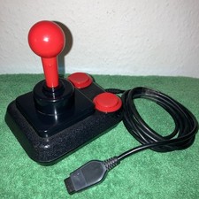 Joystick Competition Pro schwarz mit Metall-Feder * Commodore Amiga Atari ST C64