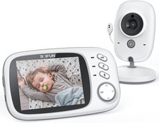 Babyphone mit Kamera, Babyfon, Video Überwachung mit 3.2" Digital LCD Wireless