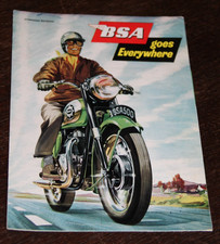 Bsa motorrad reclame prospekt - bsa,