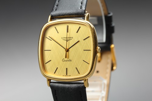 Longines 151 6858 gold dial - longines,