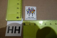 Alter Aufkleber Automobil Autohaus Werkstatt FIAT TIPO 1989 (mini)