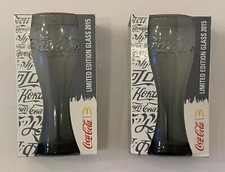 2 x Coca Cola Gläser Grau
