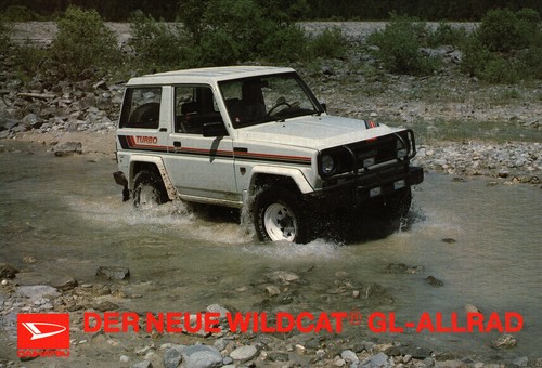 Prospekt daihatsu wildcat - wildcat, gl