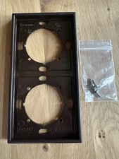 Jung LS990 2-fach Rahmen braun