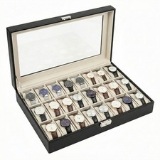 Uhrenbox Uhrenkoffer PU Leder