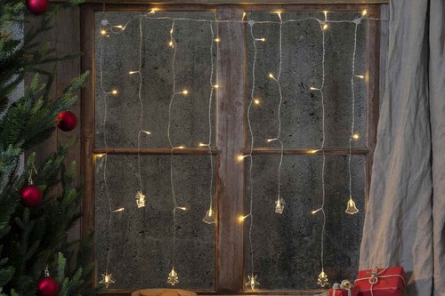 Led lichtervorhang weihnachten - lichtervorhang,