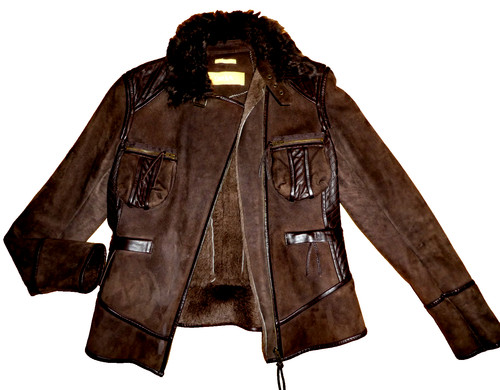 Biba lammfell damen lederjacke - lammfell,