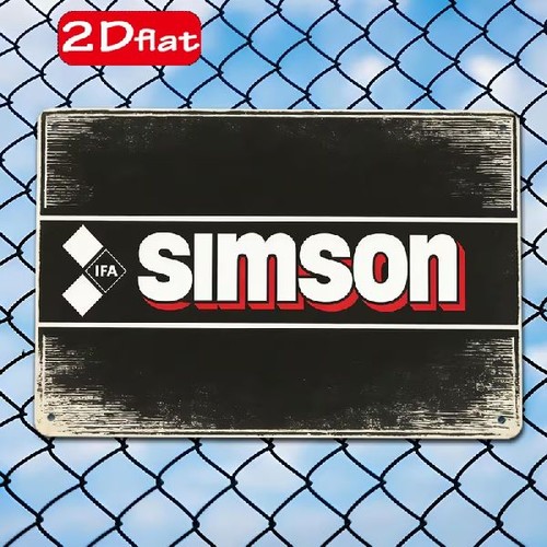 Blechschild simson ifa vintage - simson,