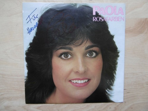 Paola felix autogramm signed - paola,