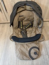 Neuer Stoffbezug für Concord Neo Sitzeinheit Buggy Sportwagen braun-gelb