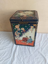 alte große Blechdose Teedose Ceylon Tee Geyer Stuttgart