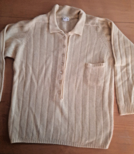 Vintage strickpulli gelb - strickpulli,