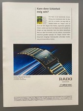 Rado Integral Keramik 1994 Vintage Watch Ad Werbung Reklame