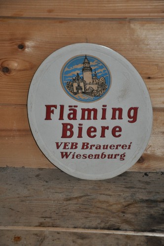 Altes brauereischild - altes,