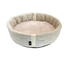 Lammfellbett rund 45 cm Samt