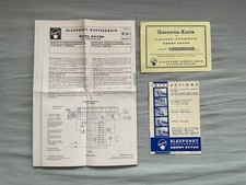 Alte Blaupunkt Derby 94720 Auto Radio Bedienungsanleitung Betriebsanleitung