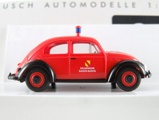 Busch 52913 VW Käfer (1952) "Feuerwehr Baden-Baden (D)" in rot 1:87/H0 NEU/OVP