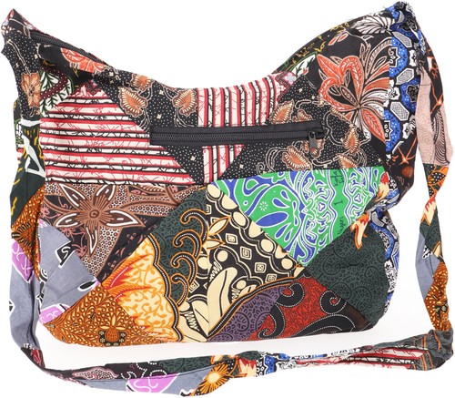 Patchwork batik beutel sadhu - batik, beutel,
