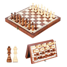 Schachspiel holz magnetisch - schachspiel,
