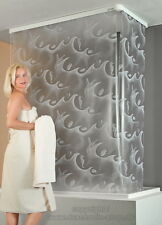 Kassetten ECK Duschrollo 137 x 62 cm --> Ocean weiß --> ECO-DuR