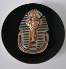 Wandteller Büste "The Golden