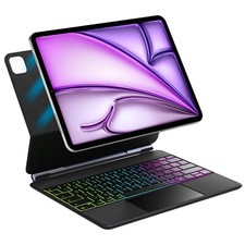 Inateck Magic Keyboard Tastatur Hülle iPad Pro 12.9 Zoll 3/4/5/6.Gen iPad Air 13