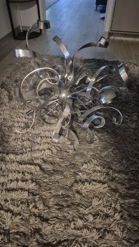 Designer deckenlampe chrome - deckenlampe,