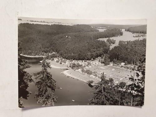 Ansichtskarte stausee der - ansichtskarte,