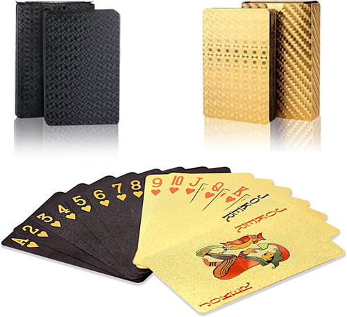 Deck spielkarten schwarz - 2,