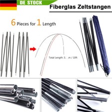 12 Stangen Zeltstangen