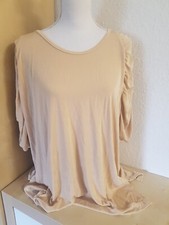 (D16)  QVC  Shirt Citiknits beige Größe XL