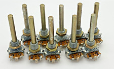 10x PREH Potentiometer Dreh-Poti, 4.7 kOhm linear, 6mm, Radio, Audio, NOS