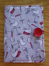 Mutterpasshülle, Schutzhülle mit Fach für Impfpass - Motiv Störche