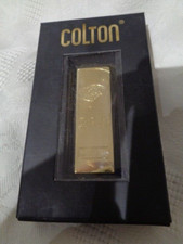 Colton Gasfeuerzeug Goldbarren  6 x 2 cm Weihnachtsgeschenk OVP NEU