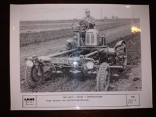 Original Lanz Foto Alldog mit 4-reihig. Kartoffelhäufler Prospekt Bilderdienst