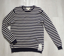 Ralph Lauren Denim & Supply  L Pullover Ringelpulli blau beige gestreift marine