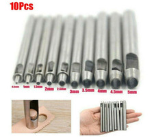 Locheisen Satz 10 Tlg