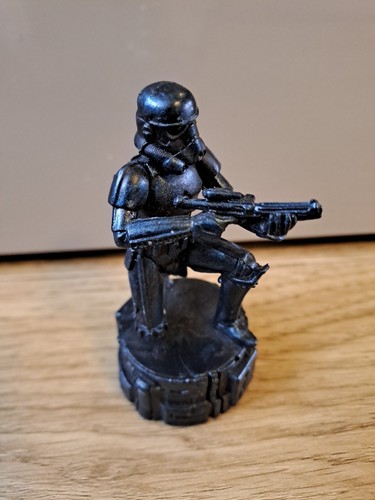 Black pawn stormtrooper star - black,