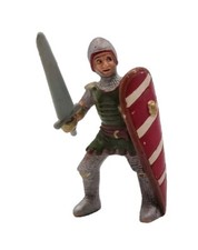 Ritter mit Schild Schwert Rot