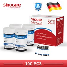Sinocare ACCU2 Blutzuckermessgerät Blutzuckerteststreifen x100, kein gerät
