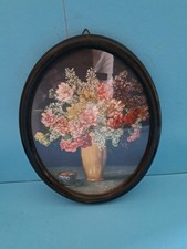 ALTE OVALES WANDBILD DRUCK