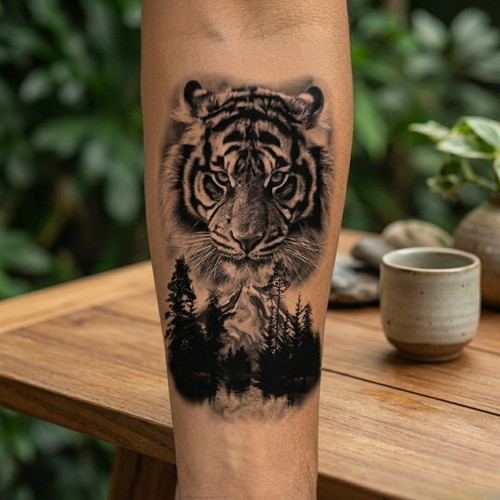 Temporäres fake tattoo - fake,